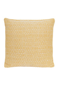 Regal Luxurious Pure Cotton Cushion Covers 100% Premium Indian Cotton Decorative Pillow Covers with Hidden Zipper for Home Garden Outdoor Use 17x17 24x24 by OLIVIA ROCCO OCHRE / 43 x 43 cm Cushions