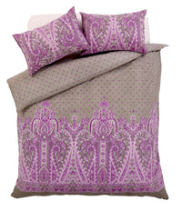 Kensington Luxury Paisley Design Cotton Rich Duvet Set Double King Sizes Bold Colours Elegant Bedroom Décor Comfortable Sleep Essentials by OLIVIA ROCCO Duvet Cover
