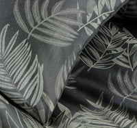 Leaf Jacquard Reversible Duvet Cover Sets in Grey and Pink with Cotton Blend for Ultimate Comfort Eco-Friendly Bedding in King Queen Double Single Sizes by OLIVIA ROCCO Duvet Cover