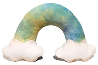 Tie Dye Rainbow Ultra-Soft Teddy Fleece Duvet Set for Kids Reversible Bedding with Cushion and Throw Single and Double Beds by OLIVIA ROCCO RAINBOW CUSHION Duvet Cover