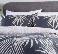 Tropical Leaf Reversible Luxurious Duvet Set Soft Cotton Rich Bedding in Single Double King Sizes with Premium Vibrant Botanical Designs by OLIVIA ROCCO Duvet Cover