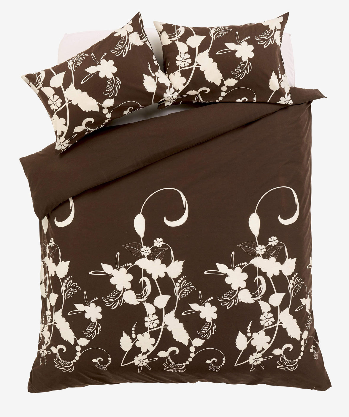 Floral Trail Duvet Set Luxurious Cotton Rich Soft Bedding with Elegant Botanical Design in Single Double King and Super King Sizes OEKO-TEX Certified by OLIVIA ROCCO Duvet Cover