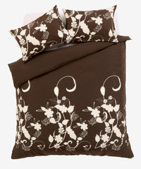 Floral Trail Duvet Set Luxurious Cotton Rich Soft Bedding with Elegant Botanical Design in Single Double King and Super King Sizes OEKO-TEX Certified by OLIVIA ROCCO Duvet Cover