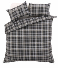 Check Luxurious Cotton-Rich Duvet Set with Pillowcases Soft Durable Bedding in All Sizes Stylish Bedroom Decor OEKO-TEX Certified by OLIVIA ROCCO Duvet Cover