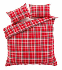 Check Luxurious Cotton-Rich Duvet Set with Pillowcases Soft Durable Bedding in All Sizes Stylish Bedroom Decor OEKO-TEX Certified by OLIVIA ROCCO Duvet Cover