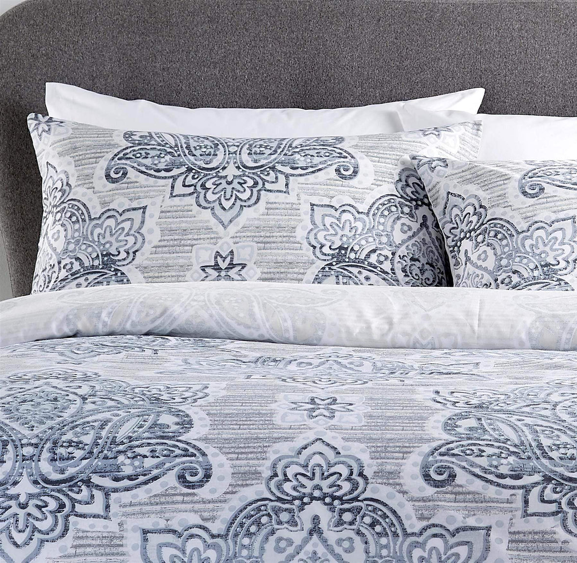 Empire Reversible Luxurious Cotton Rich Duvet Set with Vibrant Designs for Single Double and King Bed Sizes by OLIVIA ROCCO Duvet Cover