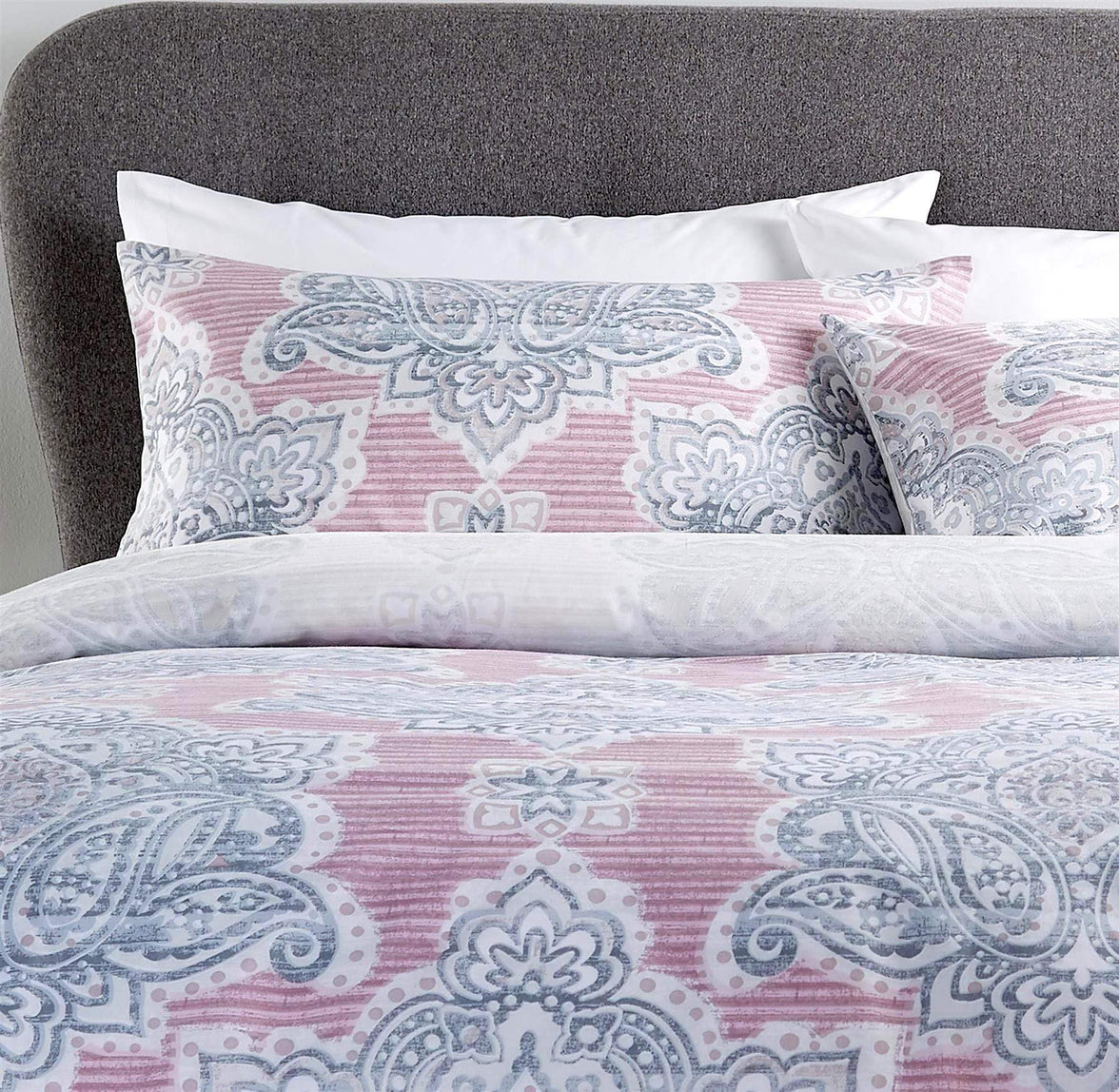 Empire Reversible Luxurious Cotton Rich Duvet Set with Vibrant Designs for Single Double and King Bed Sizes by OLIVIA ROCCO Duvet Cover