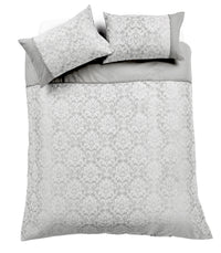Savoy Luxurious Hand Woven Jacquard Cotton Quilt Cover Duvet Sets OEKO-TEX Certified High-Quality Bedding Multiple Sizes and Colours by OLIVIA ROCCO Duvet Cover