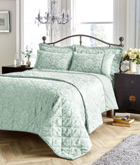 Savoy Luxurious Hand Woven Jacquard Cotton Quilt Cover Duvet Sets OEKO-TEX Certified High-Quality Bedding Multiple Sizes and Colours by OLIVIA ROCCO SINGLE / DUCKEGG Duvet Cover