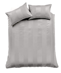 Waffle Stripe Handwoven Jacquard Cotton Rich Duvet Cover Set Luxurious and Comfortable Bedding Available in Multiple Sizes and Colours by OLIVIA ROCCO Duvet Cover