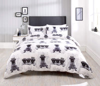 Pugs Duvet Cover Set Elegant Cotton Rich Bedding with Bold Vibrant Colours Available in Single Double King Sizes by OLIVIA ROCCO SINGLE / MONO Duvet Cover