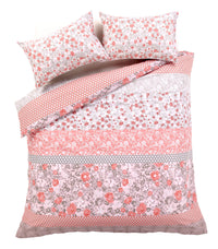 Chelsea Floral Duvet Set Luxurious Cotton-Rich Bedding in Single Double King Super King Sizes Comfortable Durable and Ideal for Master and Guest Rooms by OLIVIA ROCCO Duvet Cover