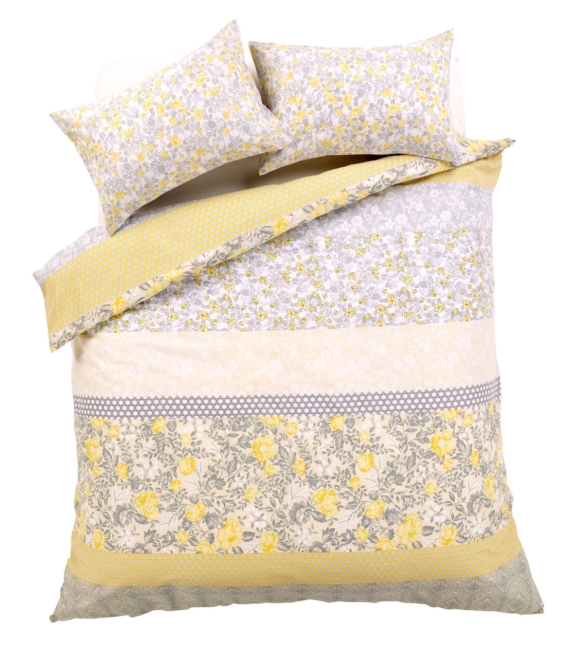 Chelsea Floral Duvet Set Luxurious Cotton-Rich Bedding in Single Double King Super King Sizes Comfortable Durable and Ideal for Master and Guest Rooms by OLIVIA ROCCO Duvet Cover