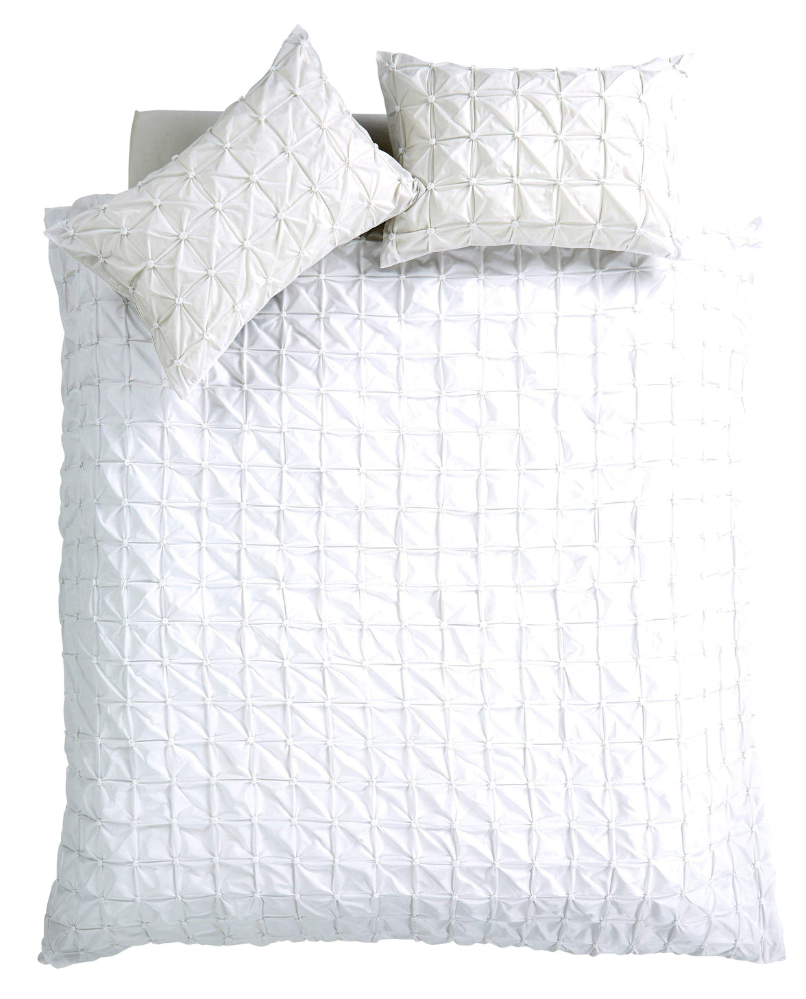 Seville Luxury Cotton-Rich Duvet Set with Handmade Pintuck Detailing Super Soft Bedding for All Sizes by OLIVIA ROCCO Duvet Cover