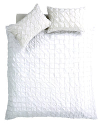 Seville Luxury Cotton-Rich Duvet Set with Handmade Pintuck Detailing Super Soft Bedding for All Sizes by OLIVIA ROCCO Duvet Cover