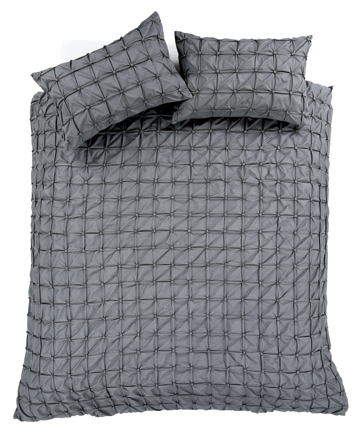 Seville Luxury Cotton-Rich Duvet Set with Handmade Pintuck Detailing Super Soft Bedding for All Sizes by OLIVIA ROCCO Duvet Cover