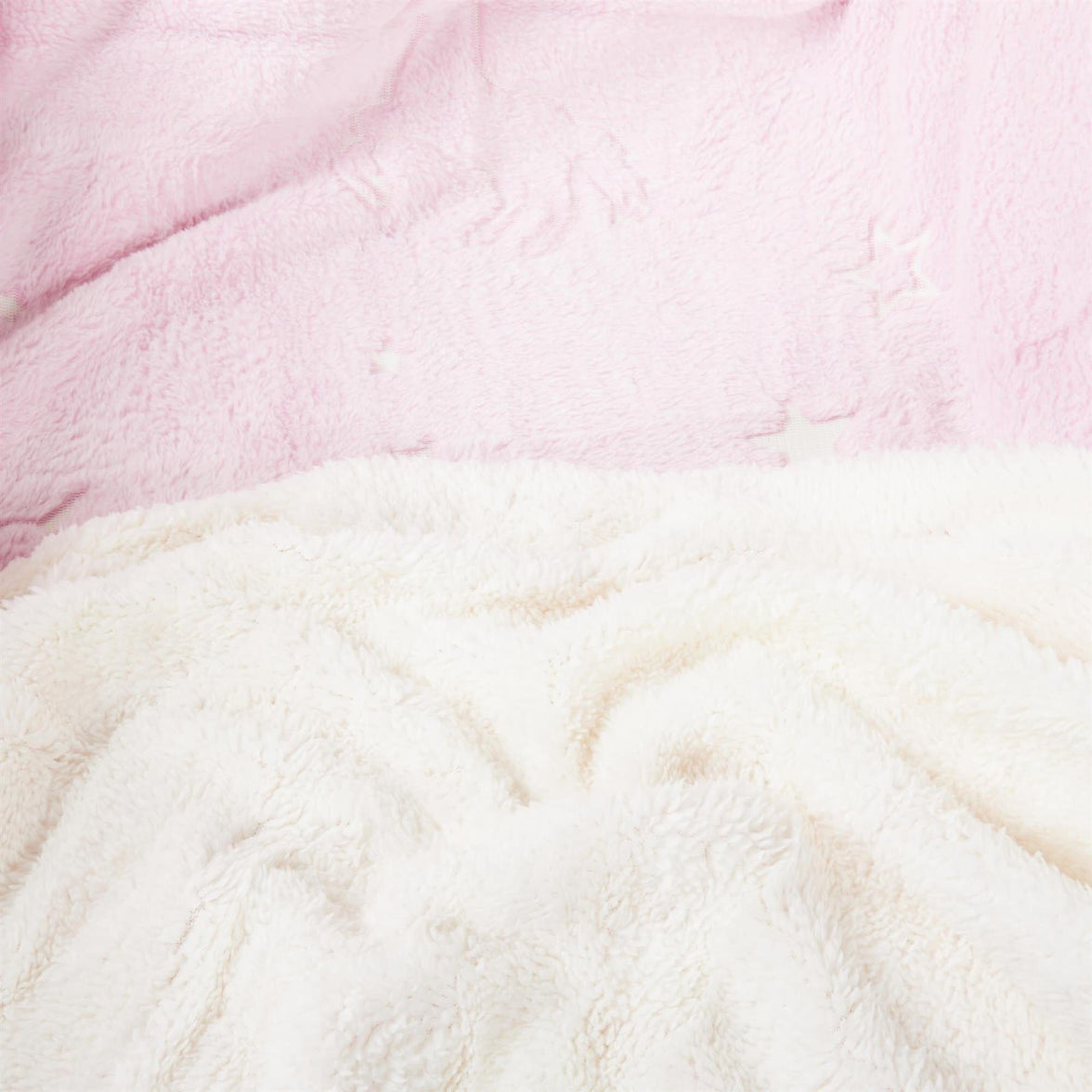 Unicorn Glow in the Dark Teddy Fleece Duvet Set for Kids Girls Magical Bedtime Bedding Warm and Cosy OEKO-TEX Certified Pink by OLIVIA ROCCO Duvet Cover