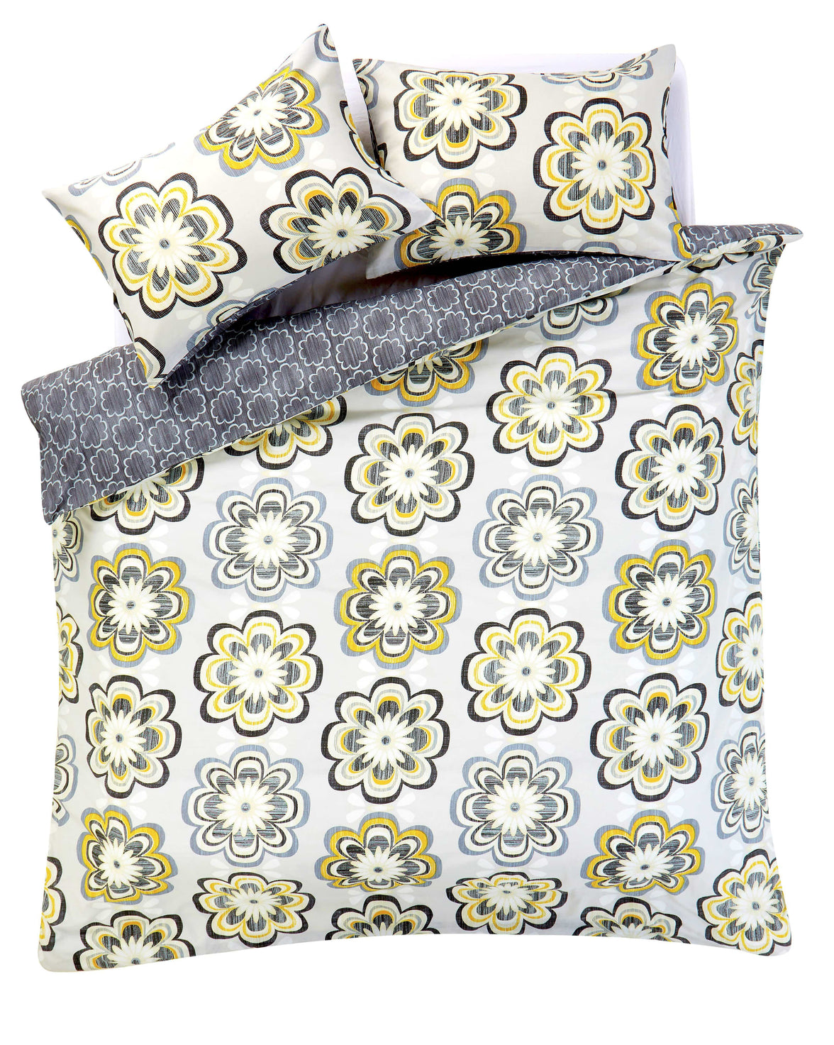Peony Floral Cotton Rich Duvet Cover Set with Pillowcases Vibrant Modern Luxury Bedding Available in Single Double King Super King by OLIVIA ROCCO Duvet Cover