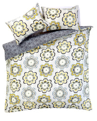 Peony Floral Cotton Rich Duvet Cover Set with Pillowcases Vibrant Modern Luxury Bedding Available in Single Double King Super King by OLIVIA ROCCO Duvet Cover