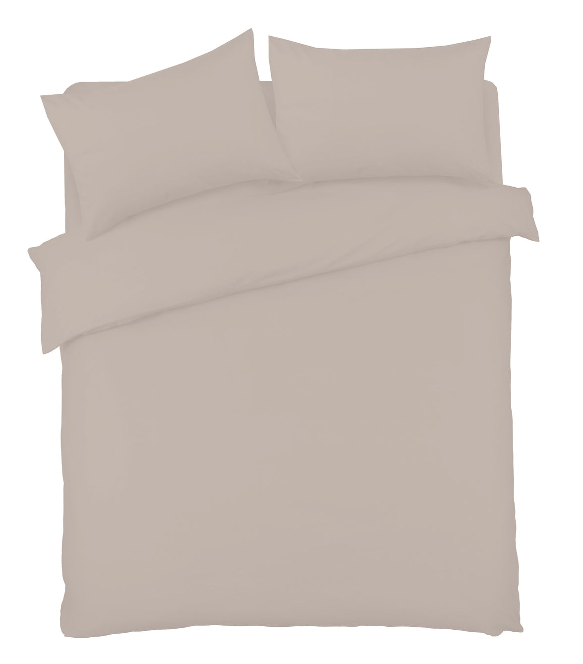 Basics Luxury Cotton-Rich Duvet Set Soft and Durable Bedding Available in Single Double King Super King Sizes Elegant Color Options by OLIVIA ROCCO SINGLE / NATURAL Duvet Cover