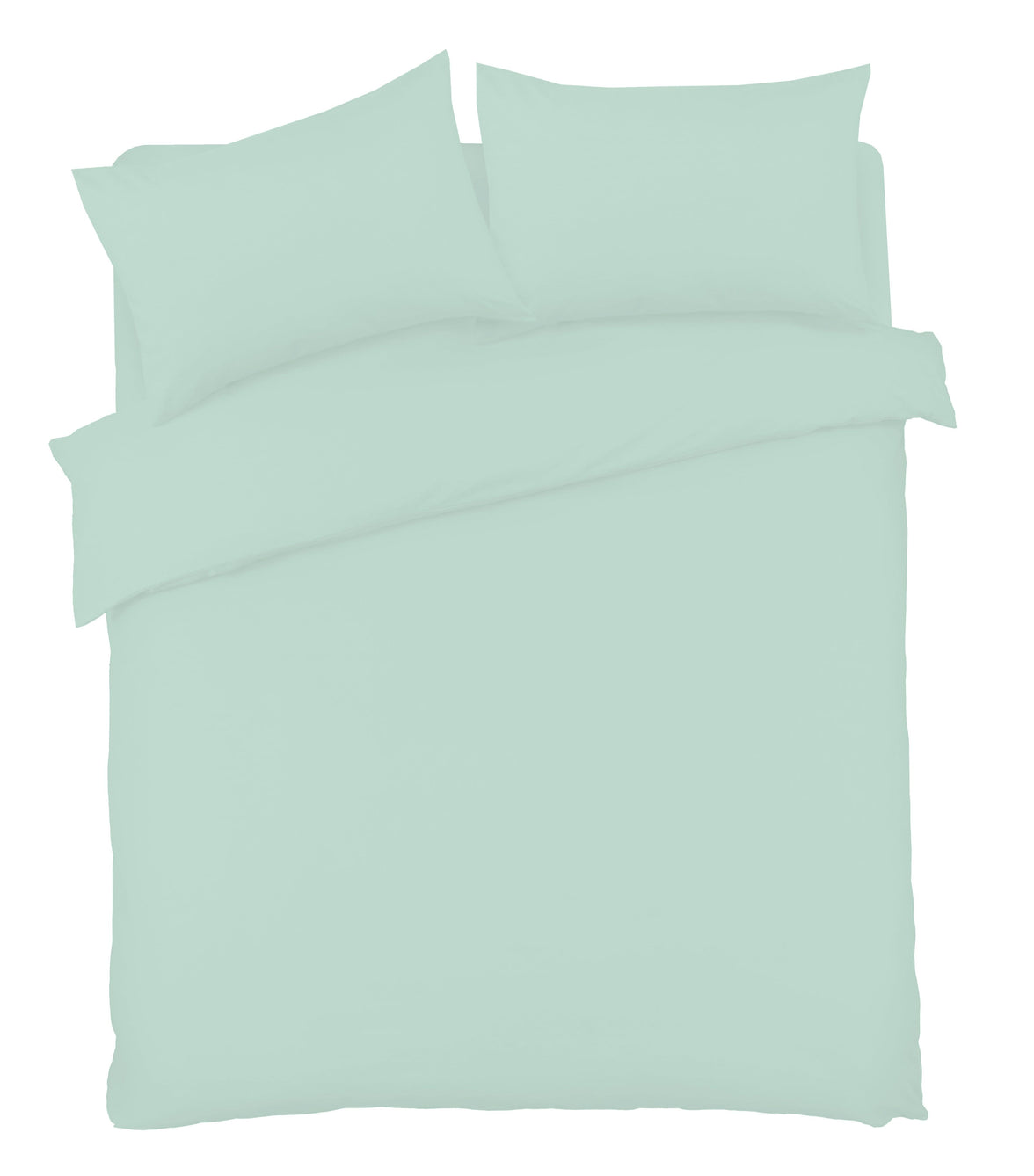 Basics Luxury Cotton-Rich Duvet Set Soft and Durable Bedding Available in Single Double King Super King Sizes Elegant Color Options by OLIVIA ROCCO SINGLE / DUCKEGG Duvet Cover