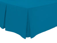 Basics Fitted Pleated Valance Super Soft Indus Valley Cotton Blend Sheet Multiple Sizes and Colours Luxurious Bedding OEKO-TEX Certified by OLIVIA ROCCO Fitted Sheet