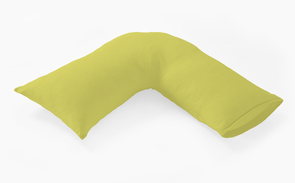 Basics Super Soft Durable Fitted Sheet High-Quality Indus Valley Cotton Linen Elasticated for Perfect Fit Multiple Sizes and Colours OEKO-TEX Certified Bedding by OLIVIA ROCCO V-PILLOWCASE / OCHRE Fitted Sheet