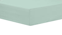Basics Super Soft Durable Fitted Sheet High-Quality Indus Valley Cotton Linen Elasticated for Perfect Fit Multiple Sizes and Colours OEKO-TEX Certified Bedding by OLIVIA ROCCO SINGLE / DUCKEGG Fitted Sheet