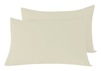 Basics Super Soft Durable Fitted Sheet High-Quality Indus Valley Cotton Linen Elasticated for Perfect Fit Multiple Sizes and Colours OEKO-TEX Certified Bedding by OLIVIA ROCCO PILLOWCASES / CREAM Fitted Sheet
