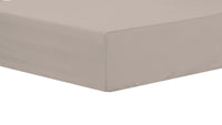 Basics Super Soft Durable Fitted Sheet High-Quality Indus Valley Cotton Linen Elasticated for Perfect Fit Multiple Sizes and Colours OEKO-TEX Certified Bedding by OLIVIA ROCCO SINGLE / NATURAL Fitted Sheet