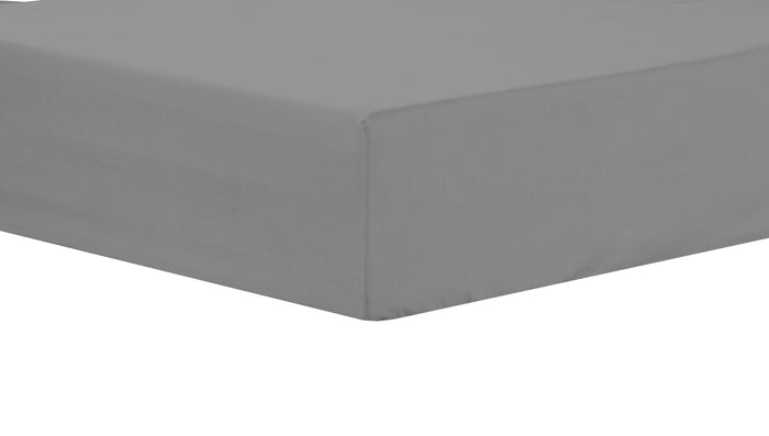 Extra Deep Pocket Fitted Sheet for Thick Mattresses Super Soft Indus Valley Cotton Blend Bedding OEKO-TEX Certified in Multiple Colours by OLIVIA ROCCO SINGLE / GREY Fitted Sheet