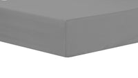 Extra Deep Pocket Fitted Sheet for Thick Mattresses Super Soft Indus Valley Cotton Blend Bedding OEKO-TEX Certified in Multiple Colours by OLIVIA ROCCO SINGLE / GREY Fitted Sheet