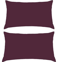 Percale Super Soft Fitted Sheet 180 TC Indus Valley Cotton Linen Durable Comfortable Bedding Multiple Sizes and Colours by OLIVIA ROCCO PILLOWCASES / PLUM Fitted Sheet