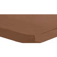 Percale Super Soft Fitted Sheet 180 TC Indus Valley Cotton Linen Durable Comfortable Bedding Multiple Sizes and Colours by OLIVIA ROCCO SINGLE / NATURAL Fitted Sheet