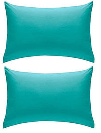 Percale Super Soft Fitted Sheet 180 TC Indus Valley Cotton Linen Durable Comfortable Bedding Multiple Sizes and Colours by OLIVIA ROCCO PILLOWCASES / TEAL Fitted Sheet