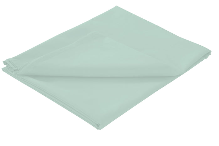 Basics Flat Sheet Luxurious Cotton Rich Super Soft Bedding in Multiple Sizes and Colours for Ultimate Comfort by OLIVIA ROCCO SINGLE / DUCKEGG Flat Sheet