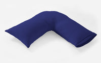 Basics Flat Sheet Luxurious Cotton Rich Super Soft Bedding in Multiple Sizes and Colours for Ultimate Comfort by OLIVIA ROCCO V-PILLOWCASE / BLUE Flat Sheet