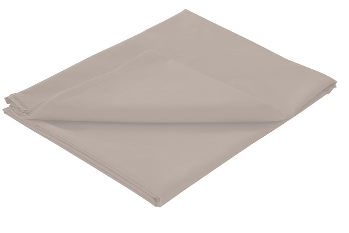 Basics Flat Sheet Luxurious Cotton Rich Super Soft Bedding in Multiple Sizes and Colours for Ultimate Comfort by OLIVIA ROCCO SINGLE / NATURAL Flat Sheet