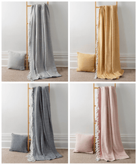 Regal Handwoven Pure Cotton Throw Blanket with Diamond Geometric Pattern Eco-Friendly Durable Bedspread Sofa Cover in Multiple Sizes by OLIVIA ROCCO Throw
