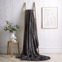 Oversized Chunky Soft Fleece Blanket Cloud Throw Faux Fur Polyester Blend Warm Stylish Home Decor Double King Beds Sofas by OLIVIA ROCCO 150 x 200 cm / CHARCOAL Throw