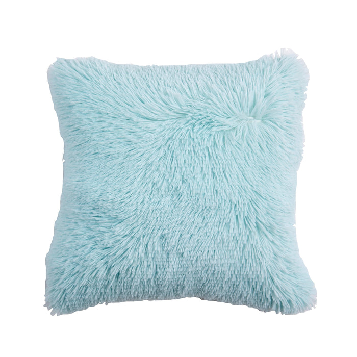 Oversized Chunky Soft Fleece Blanket Fluffy Faux Fur Throw Blanket for Bed and Sofa in Calming Colours by OLIVIA ROCCO CUSHION COVER / DUCKEGG Throw