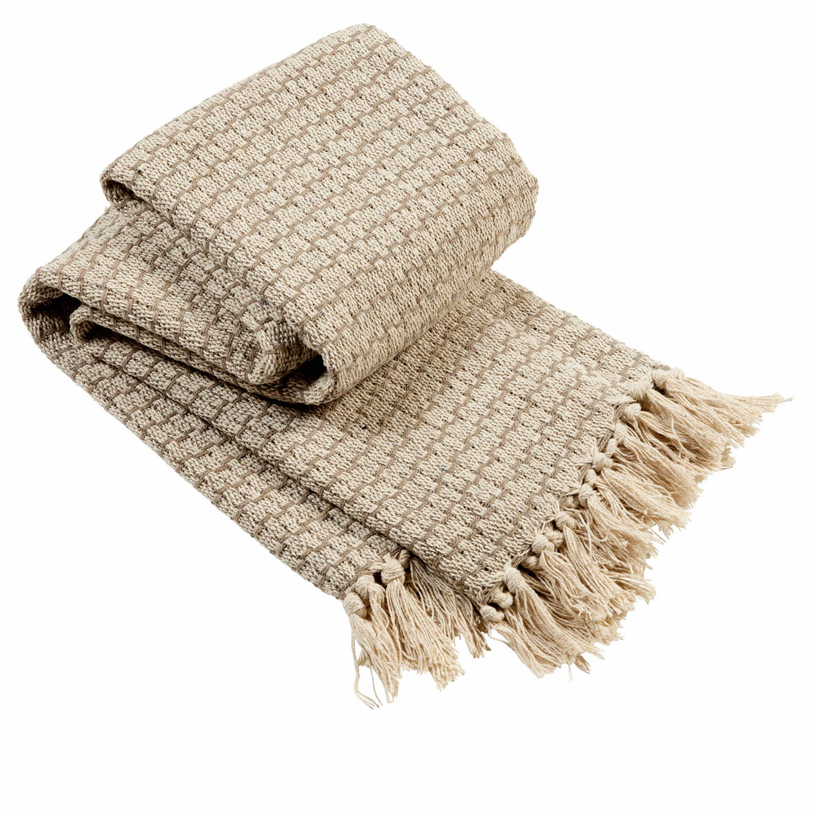 Marrakesh Eco-Friendly Super Soft Cotton Throws Lightweight Sustainable Recycled Cotton for Sofa Bed Chair Calming Colours By OLIVIA ROCCO Throw