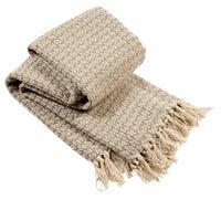 Marrakesh Eco-Friendly Super Soft Cotton Throws Lightweight Sustainable Recycled Cotton for Sofa Bed Chair Calming Colours By OLIVIA ROCCO Throw