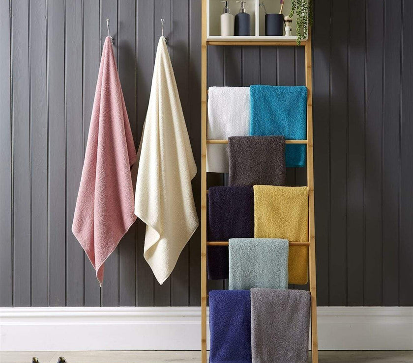 OLIVIA ROCCO Pack Of 4 Large Quick-Drying Indus Valley Cotton Bath ...