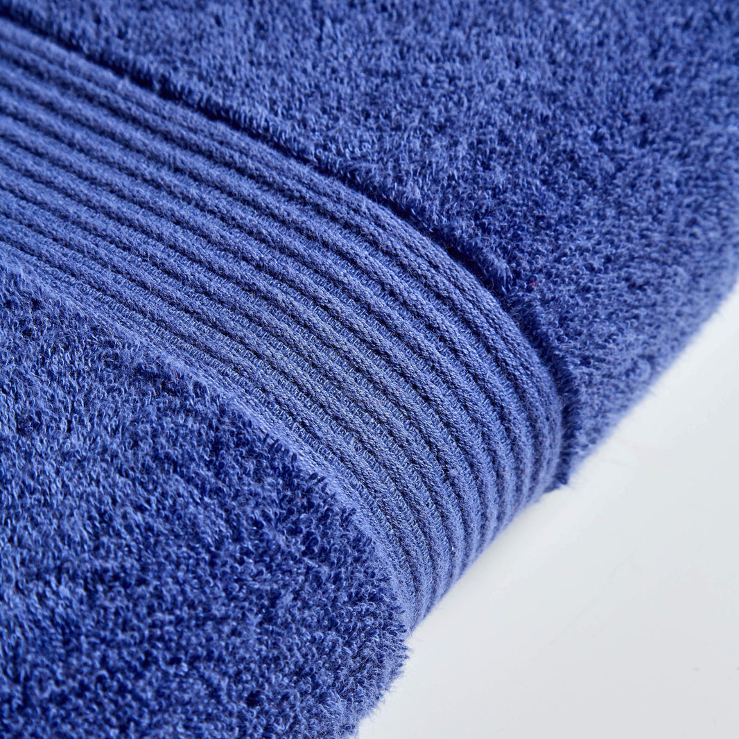 Home Collection Luxurious 500GSM Egyptian Cotton Towels High Absorbency Soft Durable OEKO-TEX Certified Various Sizes Elegant Colours by OLIVIA ROCCO FACE CLOTHS / COBALT Towels