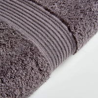 Home Collection Luxurious 500GSM Egyptian Cotton Towels High Absorbency Soft Durable OEKO-TEX Certified Various Sizes Elegant Colours by OLIVIA ROCCO FACE CLOTHS / CHARCOAL Towels
