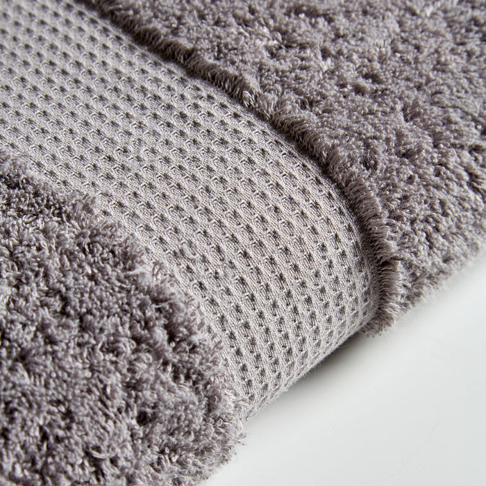Luxe Egyptian Ultra-Soft Cotton Towels 700GSM High Absorbency Plush Spa Face Cloths Hand Towels Bath Towels XL Bath Sheets OEKO-TEX Certified by OLIVIA ROCCO FACE CLOTHS / SILVER Towels