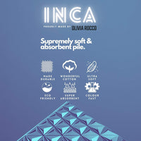 Inca Diamond Jacquard Luxury Soft Absorbent 600GSM Cotton Towels Bath Sheets Hand Towels Bath Towels Durable OEKO-TEX Certified Made in England by OLIVIA ROCCO Towels