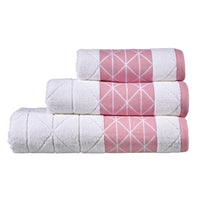 Inca Diamond Jacquard Luxury Soft Absorbent 600GSM Cotton Towels Bath Sheets Hand Towels Bath Towels Durable OEKO-TEX Certified Made in England by OLIVIA ROCCO Towels
