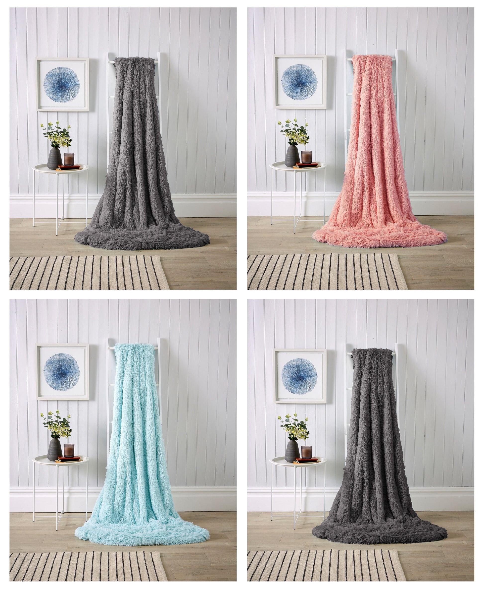 Snuggle & Cuddle Throw, Fluffy Huggable Blanket OLIVIA ROCCO Throw